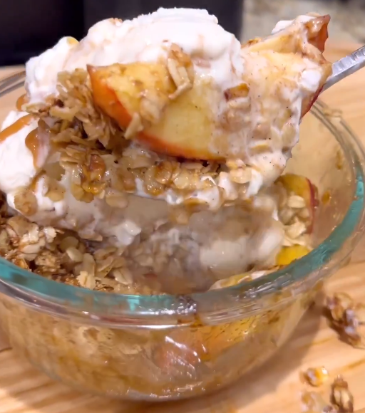 Apple Crisp in the Air Fryer