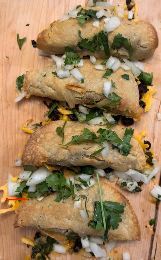 Crispy Jerk Black Bean Tacos