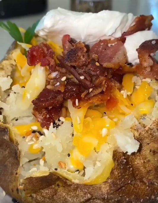Everything Bagel Baked Potato