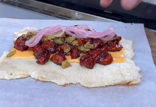 Gourmet Hot Dog Sandwich