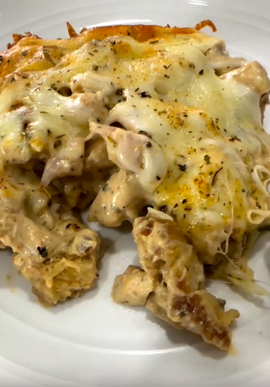 Chicken Alfredo Casserole