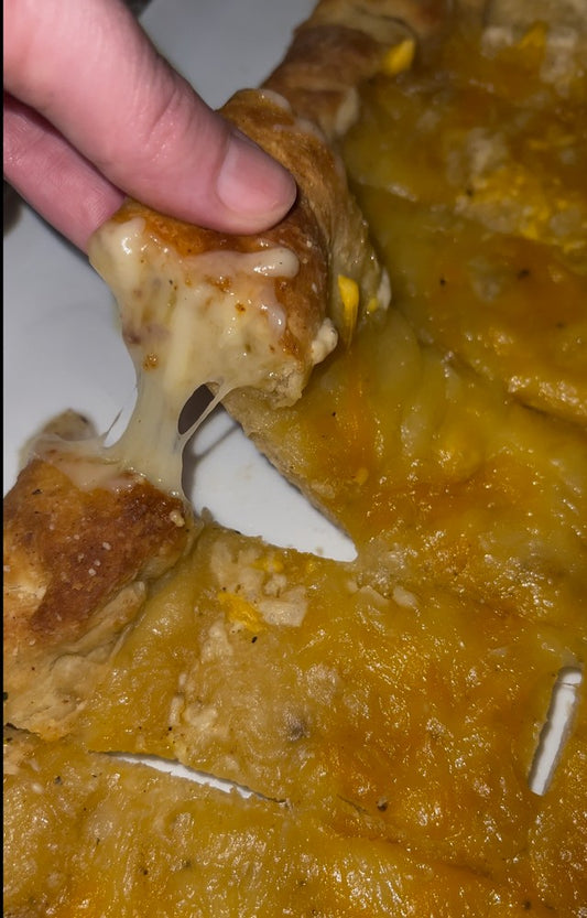 Stuffed Crust Garlic Cheesy Bread