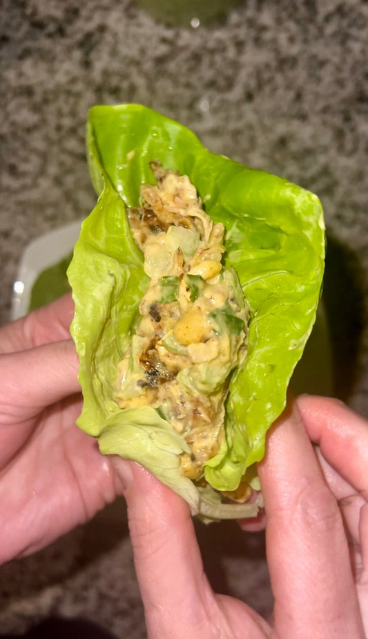 Spicy Curry Jackfruit Lettuce Wraps