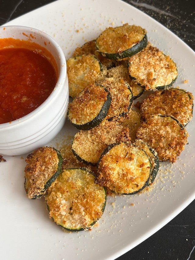 Air Fried Zucchini Chips Flavor God