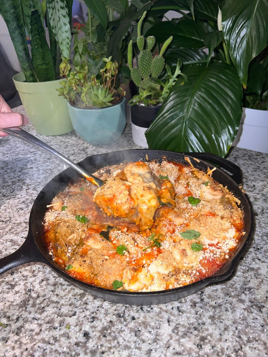 Cheesy Eggplant Bake