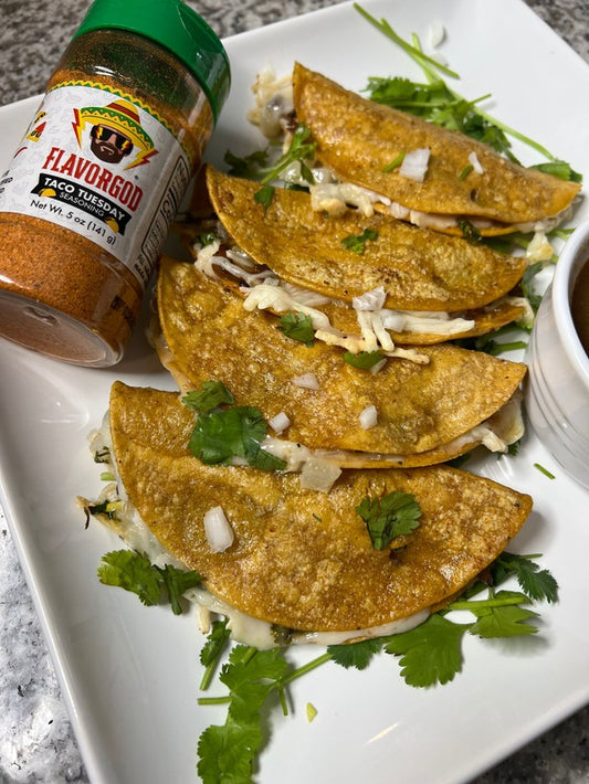 Crunchy Birria Style Tacos