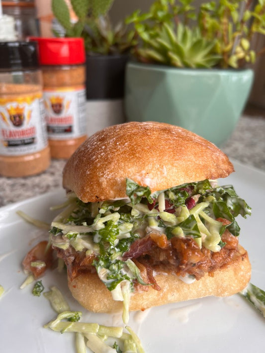 Honey BBQ Pulled Jackfruit Sandwich
