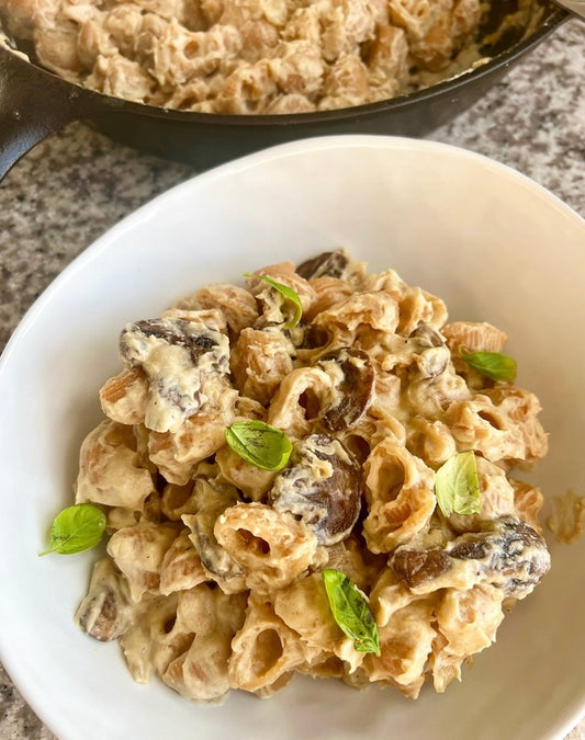 Cashew Cream Mushroom Stroganoff