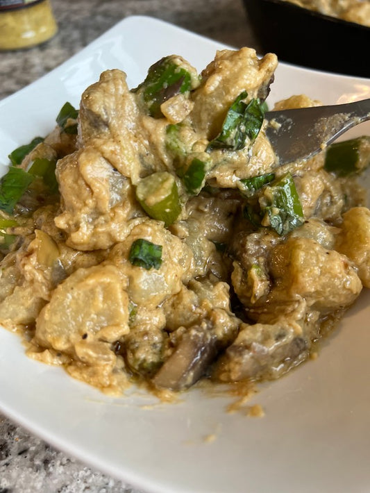 Creamy Cajun Cauliflower Gnocchi