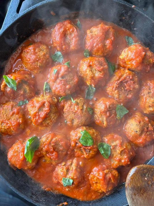 Zesty Italian Eggplant Meatballs