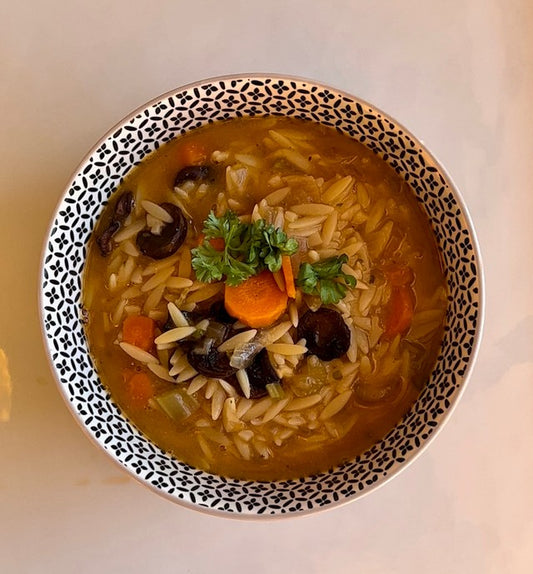 One Pot Vegetable Orzo Soup