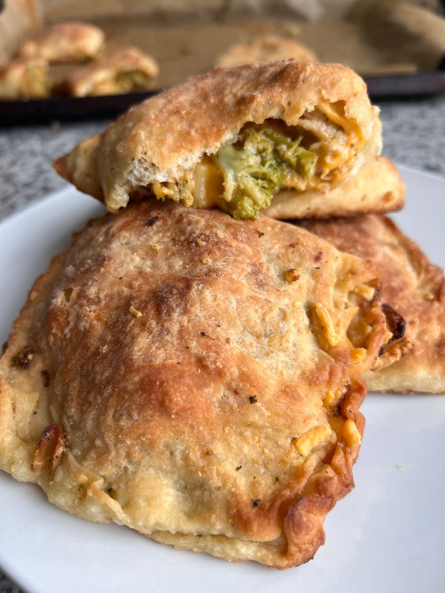 Cheesy Chicken and Broccoli Hot Pockets