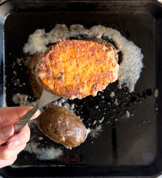 Crispy Garlic Parmesan Potatoes