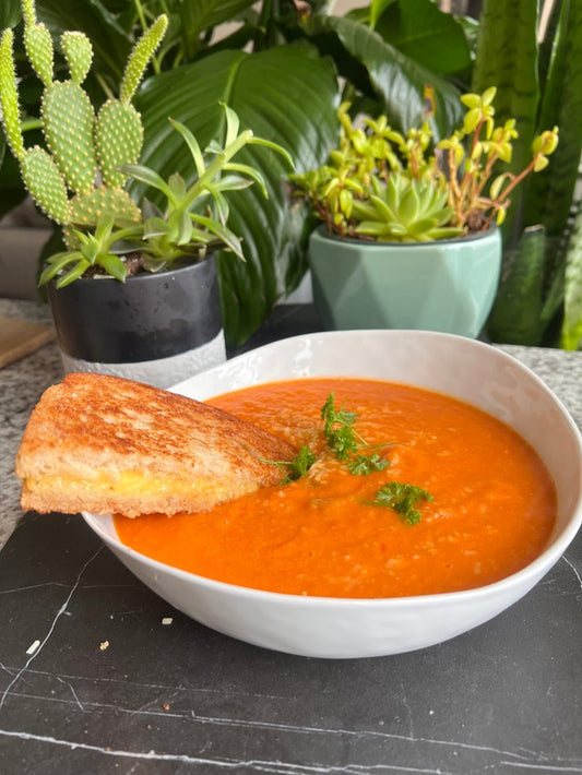 Roasted Tomato and Garlic Soup