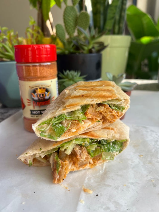 Spicy Hot Wing Grilled Chicken Caesar Wrap