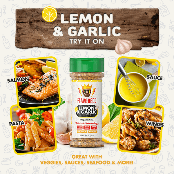 Lemon & Garlic Seasoning - Gold Combo - Flavor God