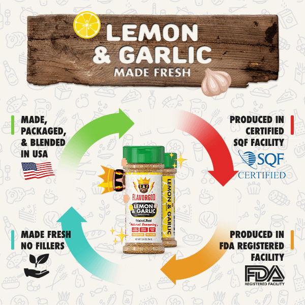 Lemon & Garlic Seasoning - Gold Combo - Flavor God
