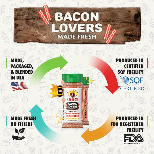 Bacon Lovers Seasoning - Gold Combo - Flavor God