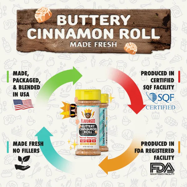 Buttery Cinnamon Roll Topper - King Size - Flavor God