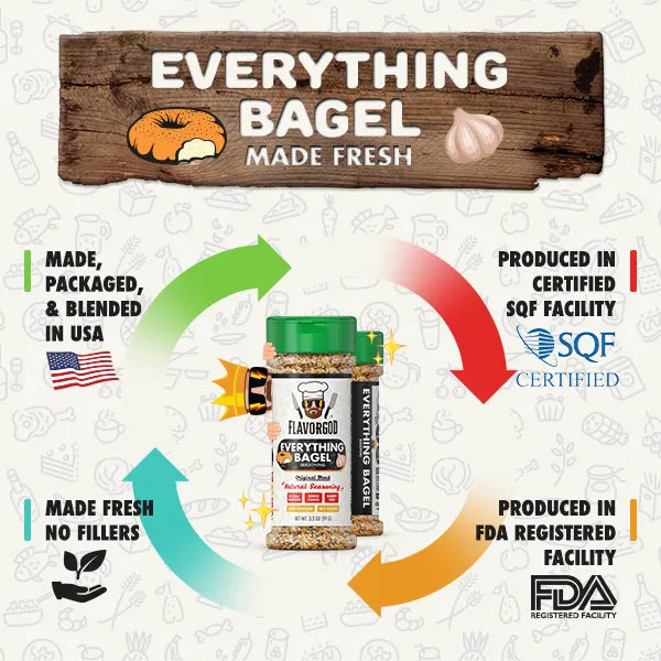 Everything Bagel Seasoning - Gold Combo - Flavor God