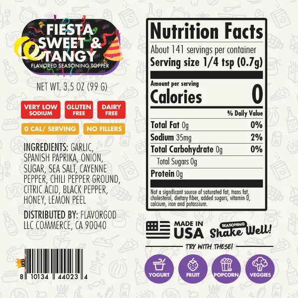 Fiesta Sweet & Tangy Topper - Flavor God