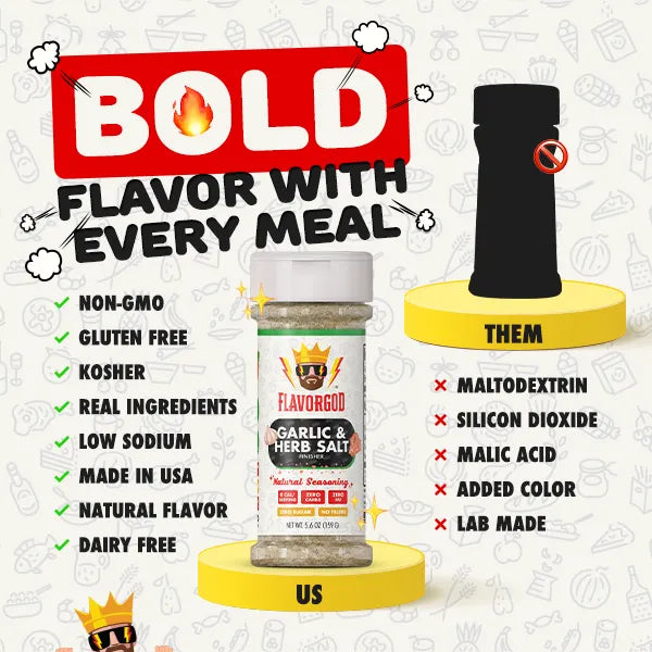 Garlic & Herb Salt Finisher - Flavor God