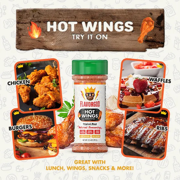 Hot Wings Seasoning - Flavor God