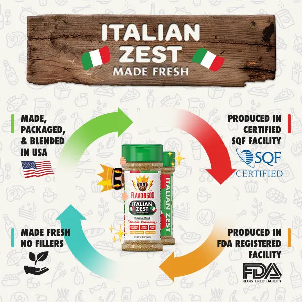 Italian Zest Seasoning - Valentine's Day - Flavor God