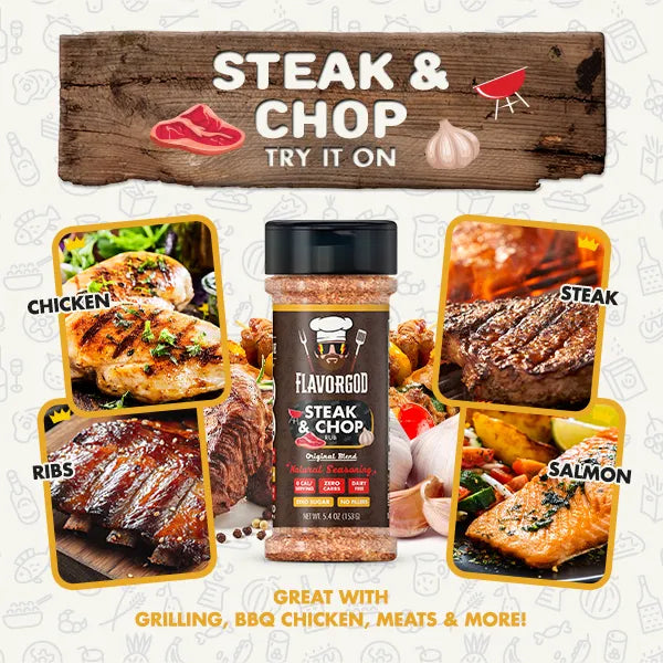 Steak & Chop Rub - Gold Combo - Flavor God