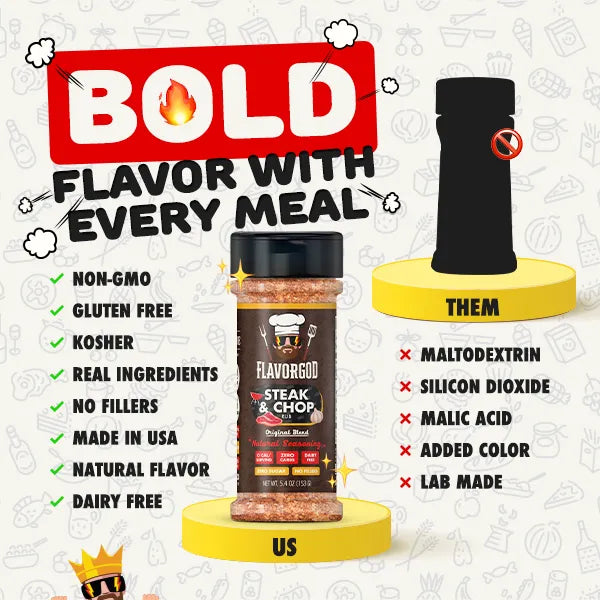 Steak & Chop Rub - Gold Combo - Flavor God