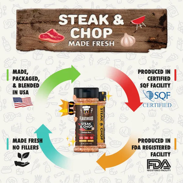 Steak & Chop Rub - Gold Combo - Flavor God