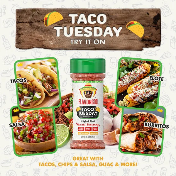 Taco Tuesday Seasoning (Special Deal) - Flavor God