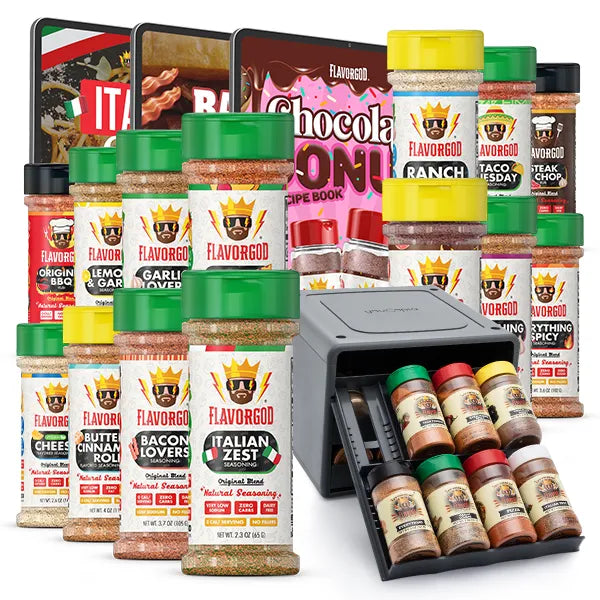 Chef Spice Pack + Storage Rack - Flavor God