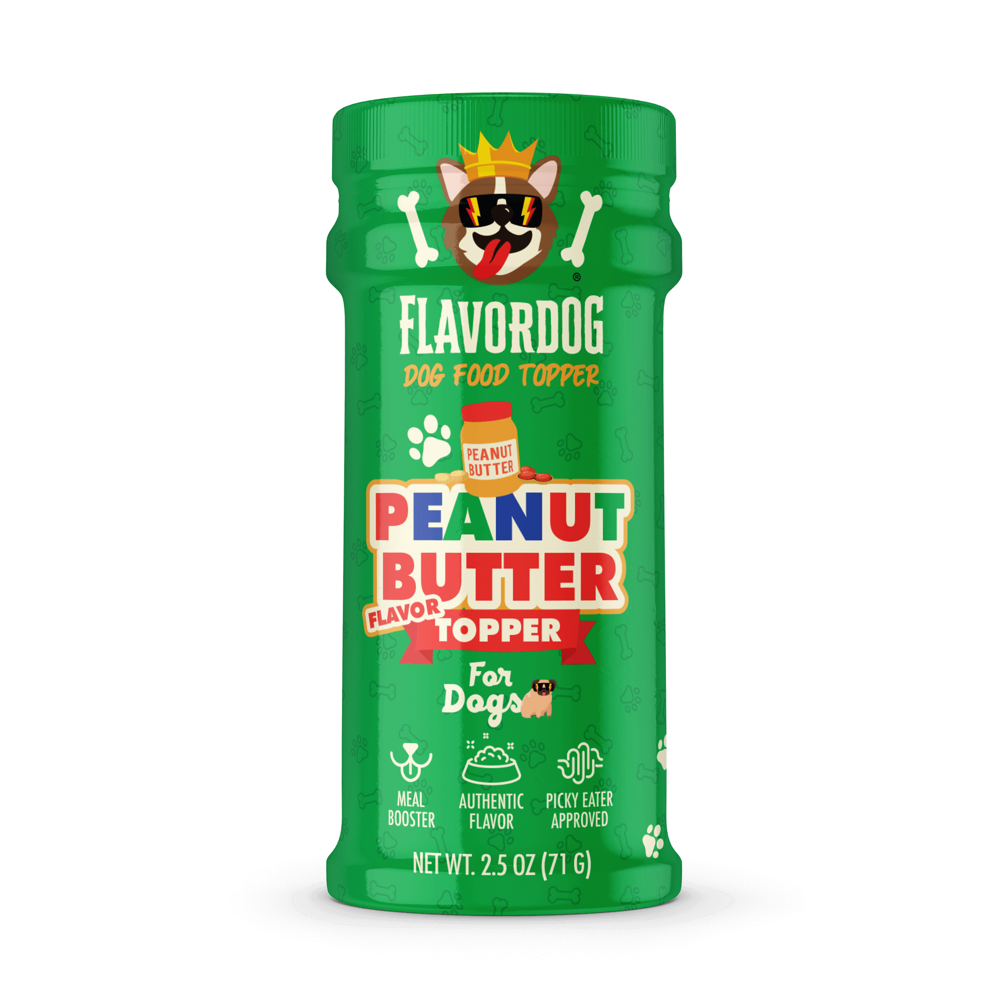 What's included in Peanut Butter Flavored - Dog Food Topper