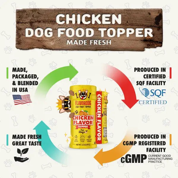 Chicken Flavored - Dog Food Topper - $2 TUESDAY - Flavor God