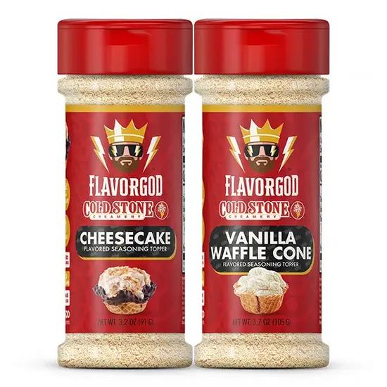 Cold Stone Combo - Cheesecake + Vanilla Waffle Cone - Flavor God