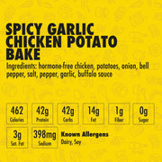 Spicy Garlic Chicken Potato Bake