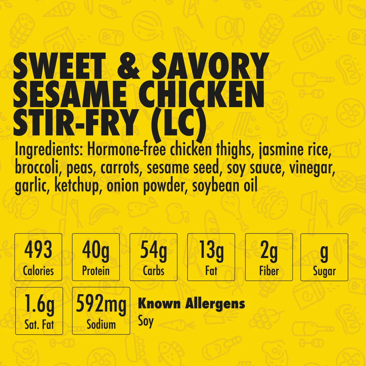 Sweet & Savory Sesame Chicken Stir-Fry - Low Carb