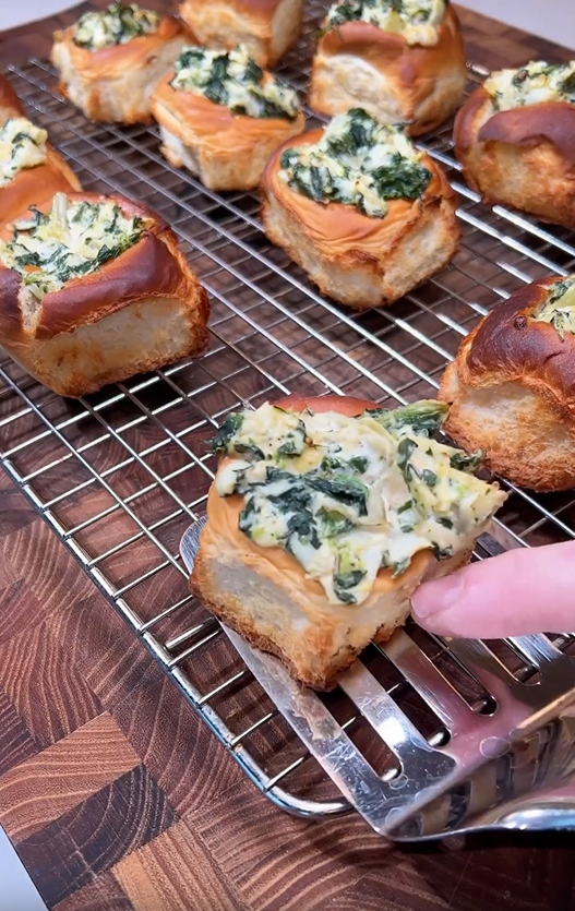 Spinach and Artichoke Dip Bites Flavor God