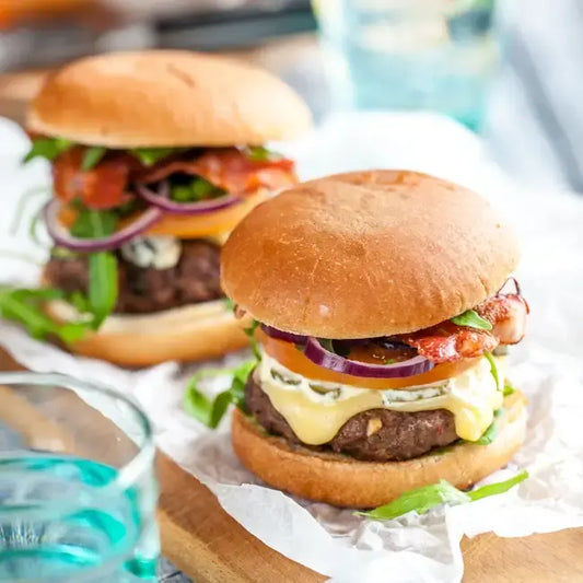 Pizza Burgers - No grill needed
