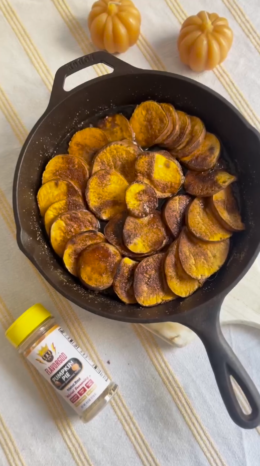 Pumpkin Pie Roasted Sweet Potatoes