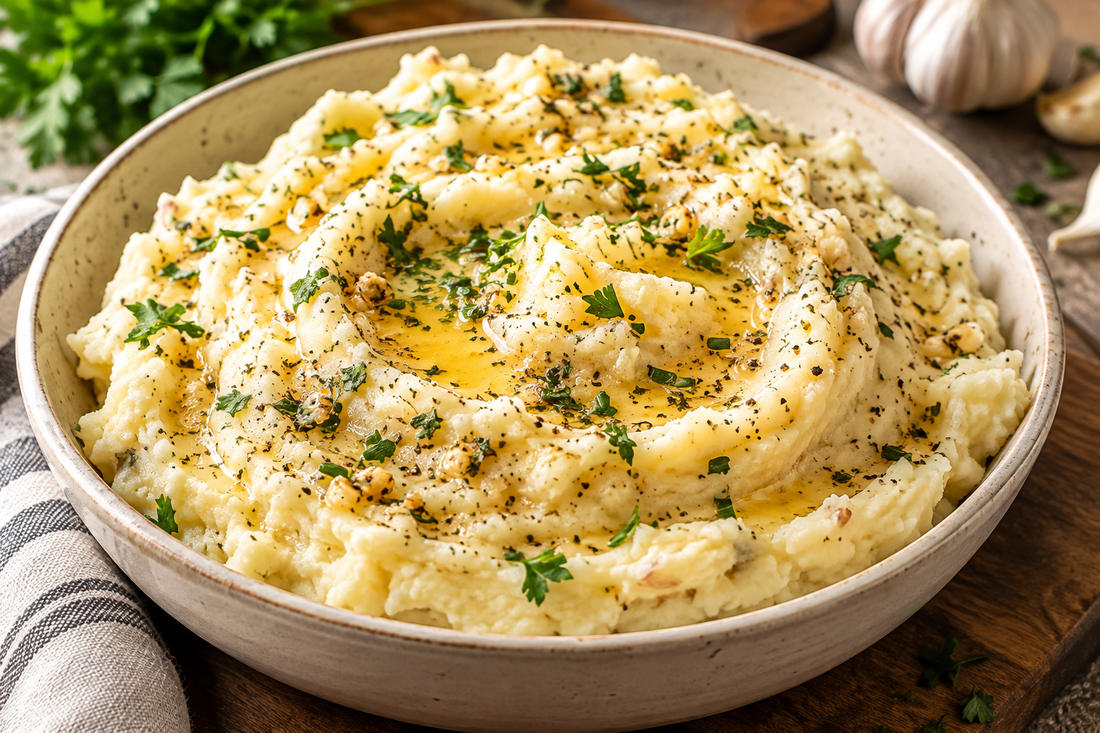 Creamy Garlic Lover's Mashed Potatoes