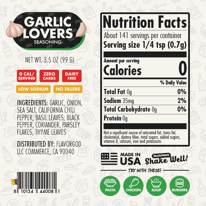 Garlic Lover's Seasoning  - Gold Combo - Flavor God