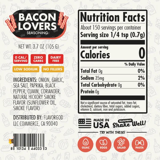 Bacon Lovers Seasoning - Gold Combo - Flavor God