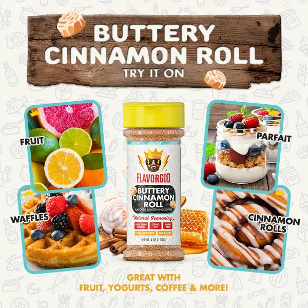 Buttery Cinnamon Roll Topper - Sweet Combo - Flavor God