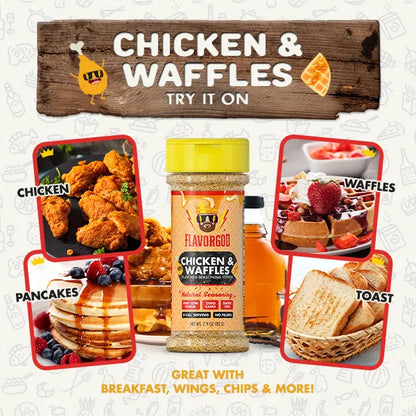 Chicken & Waffles Seasoning Toppers - Flavor God
