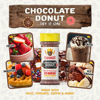 Chocolate Donut Topper - Gold Combo - Flavor God