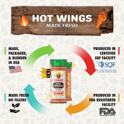 Hot Wings Seasoning - Flavor God