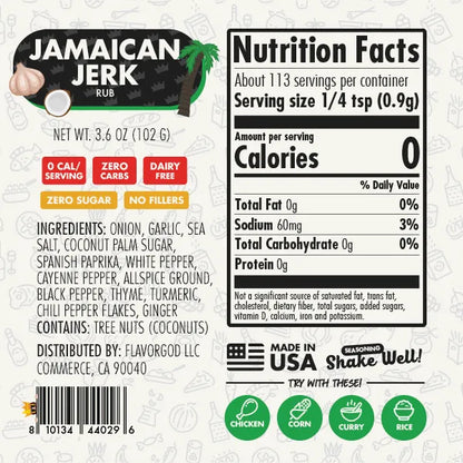 Jamaican Jerk Rub - Flavor God