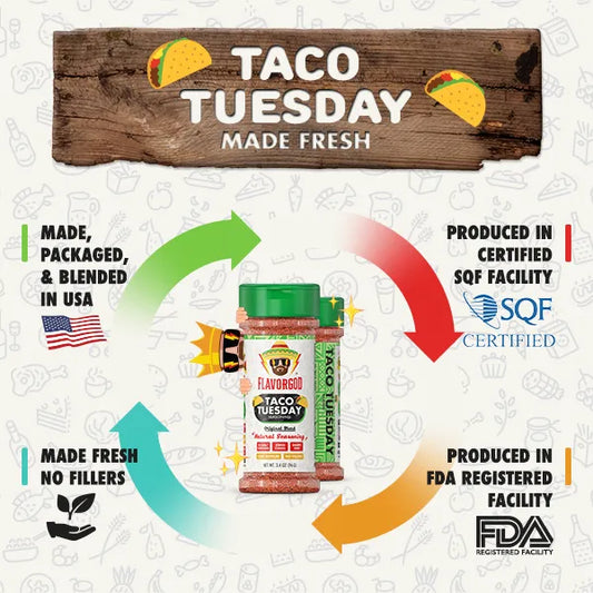 Taco Tuesday Seasoning - Valentine's Day - Flavor God